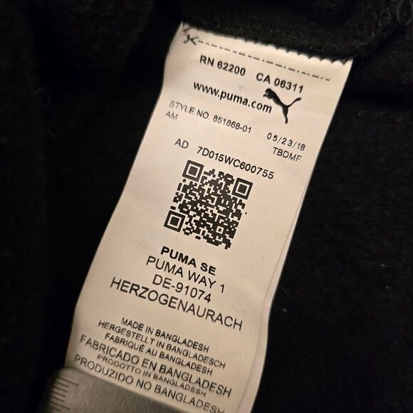 PUMA Black Long Sleeve  Sweater Dress - Picture 5 of 10